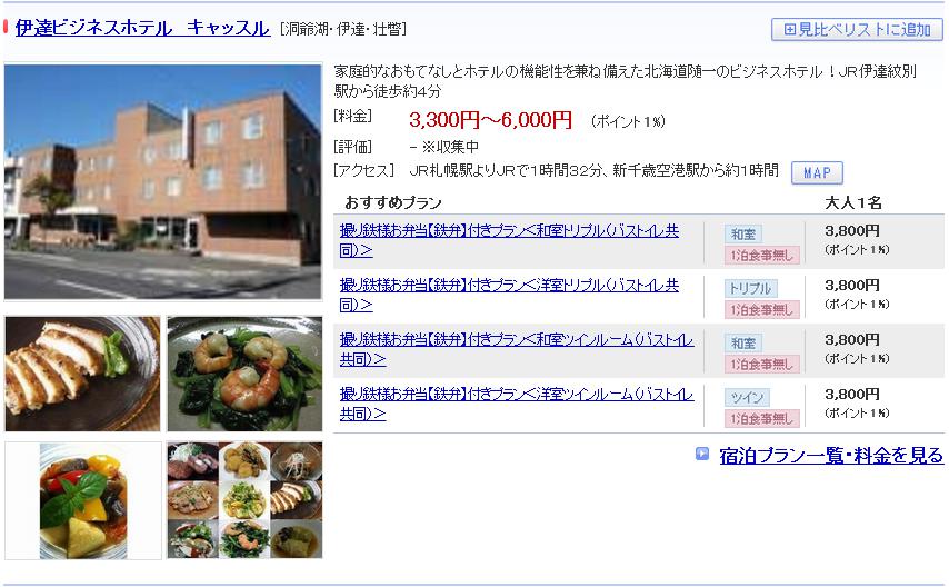 伊達ビジネスホテル　キャッスル